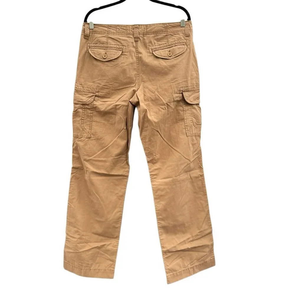 Urban Pipeline Men's Straight Leg Cargo Pants in Tan Khaki Size 34/32